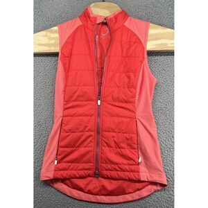 Zero Restriction Tess Vest Womens Primaloft Dual Direction Zipper Pink Sz XS EUC